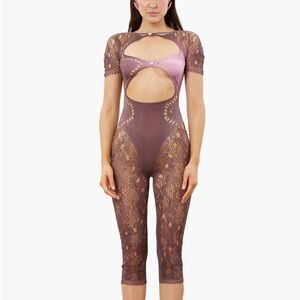 POSTER GIRL Barbie jumpsuit in color dusk